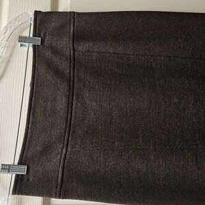 Gunex Heather Gray 100% Virgin Wool Pencil Skirt, Size 8